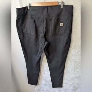 Carhartt Nylon fitted FORCE leggings xxl tall 20 Women's Reinforced Knee